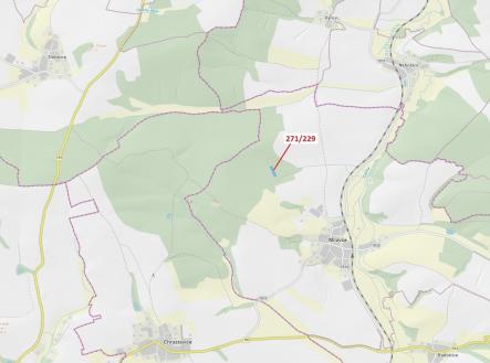 Prodej pozemku, les, 3 695 m²