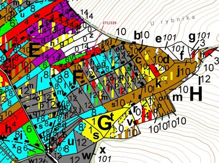 Prodej pozemku, les, 3 695 m²