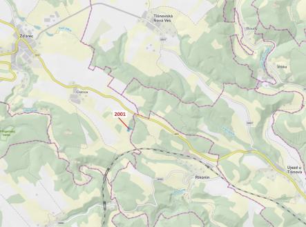 Prodej pozemku, les, 2 873 m²