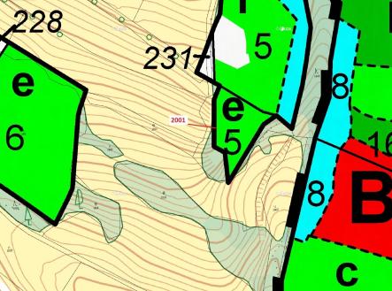 Prodej pozemku, les, 2 873 m²