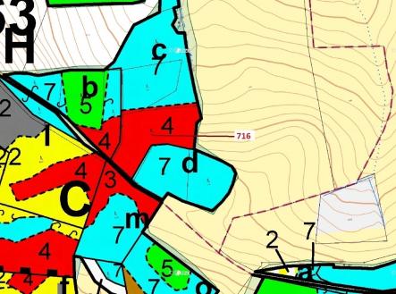 Prodej pozemku, les, 4 499 m²