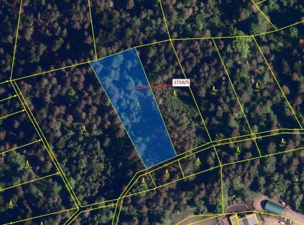 Prodej pozemku, les, 3 528 m²