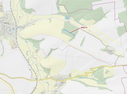 Prodej pozemku, les, 4 689 m²