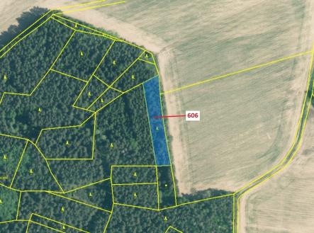 Prodej pozemku, les, 2 526 m²