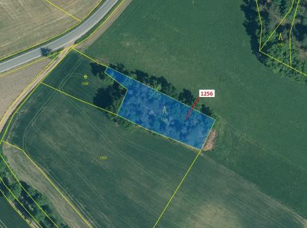 Prodej pozemku, les, 1 284 m²