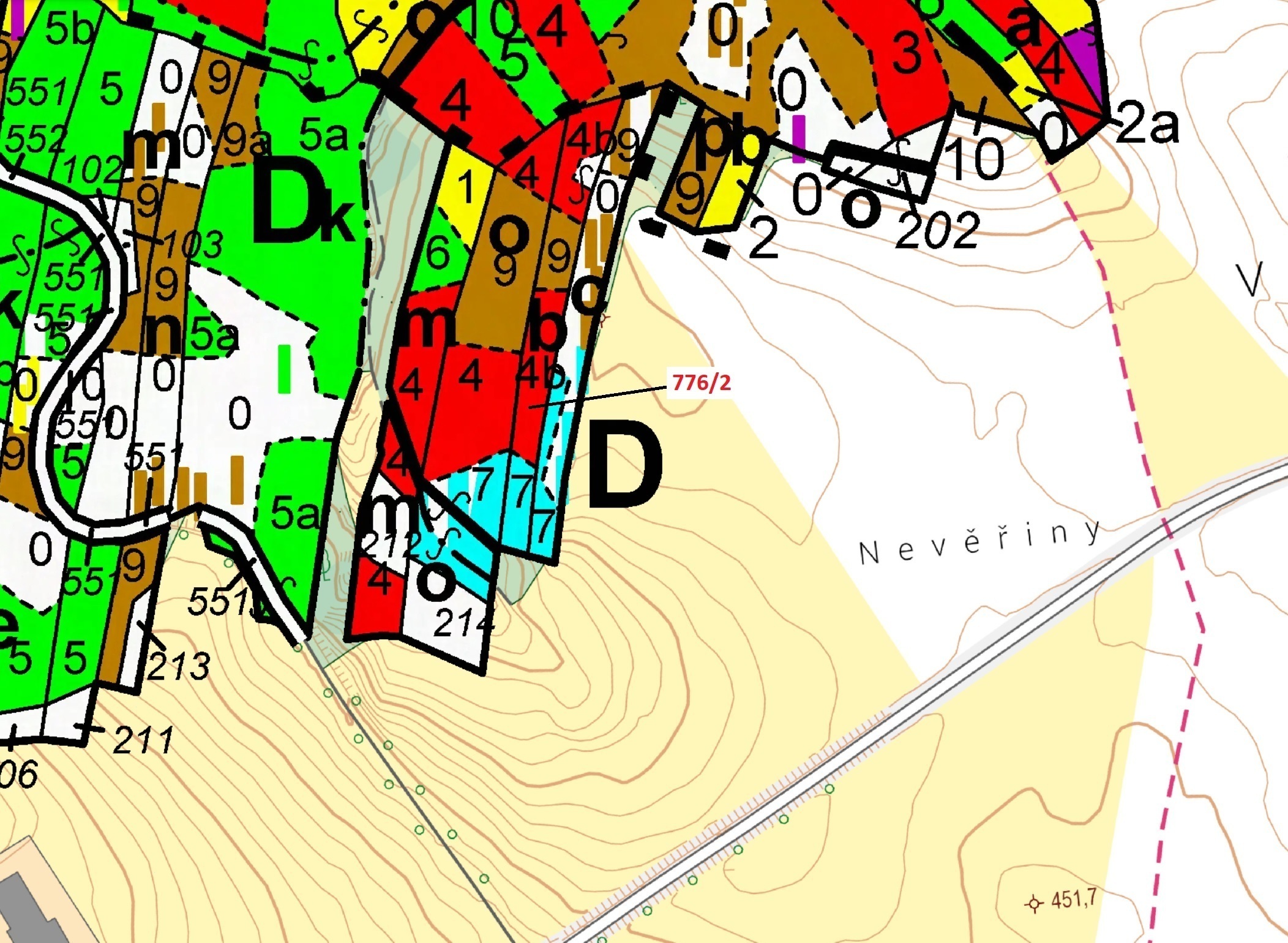 Lesní pozemek o výměře 3169 m2, podíl 1/1, katastrální území Žďárec, obec Žďárec, obec s rozšířenou 