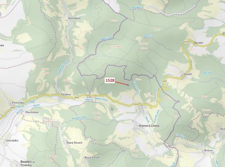 Prodej pozemku, les, 5 323 m²