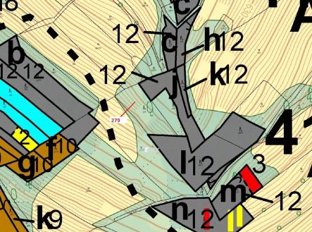 Prodej pozemku, les, 1 413 m²