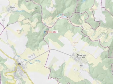 Prodej pozemku, les, 2 813 m²