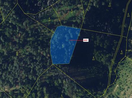 Prodej pozemku, les, 2 813 m²