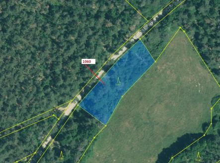 Prodej pozemku, les, 1 462 m²