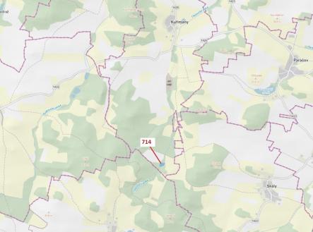 Prodej pozemku, les, 2 850 m²