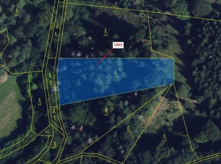 Prodej pozemku, les, 3 122 m²