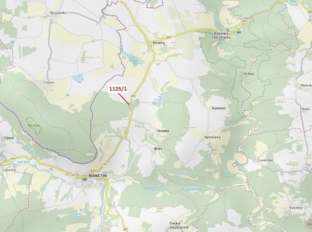 Prodej pozemku, les, 1 988 m²