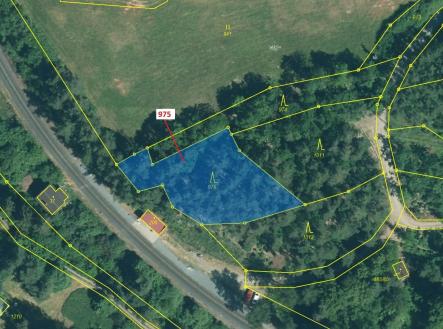 Prodej pozemku, les, 1 287 m²