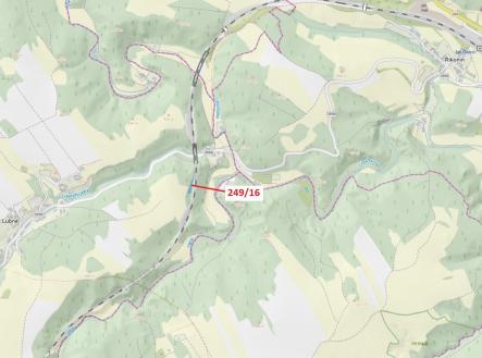 Prodej pozemku, les, 802 m²