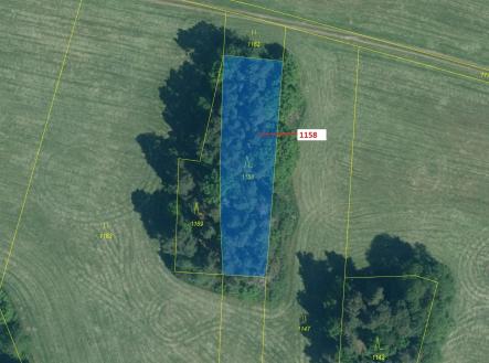 Prodej pozemku, les, 1 323 m²