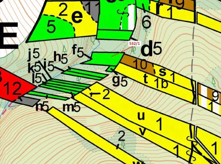 Prodej pozemku, les, 870 m²