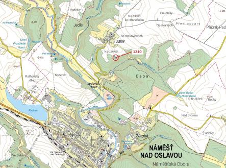 Prodej pozemku, les, 1 128 m²