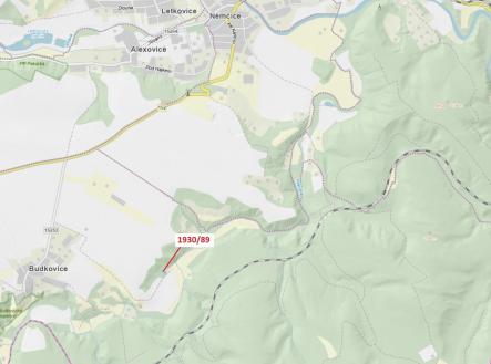 Prodej pozemku, les, 435 m²