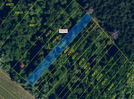 Prodej pozemku, les, 409 m²