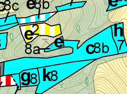 Prodej pozemku, les, 481 m²