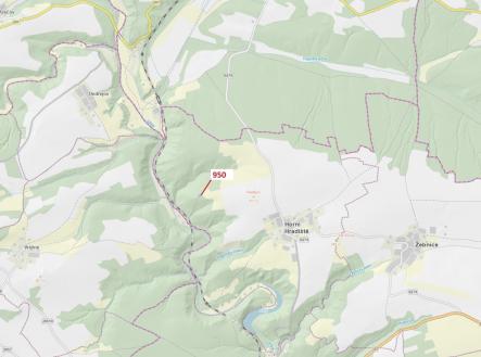 Prodej pozemku, les, 564 m²