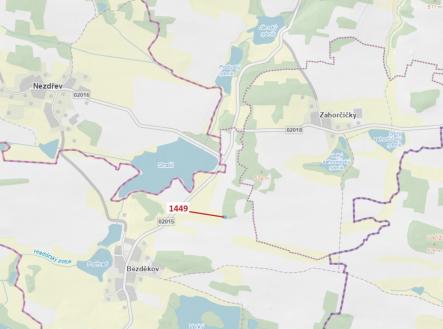 Prodej pozemku, les, 638 m²