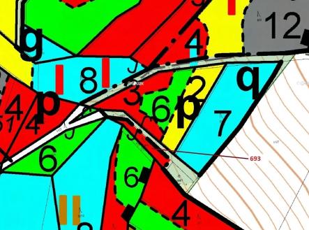 Prodej pozemku, les, 398 m²