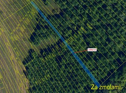 Prodej pozemku, les, 255 m²