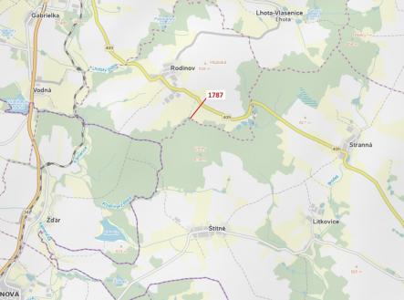 Prodej pozemku, les, 288 m²