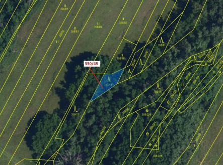 Prodej pozemku, les, 183 m²