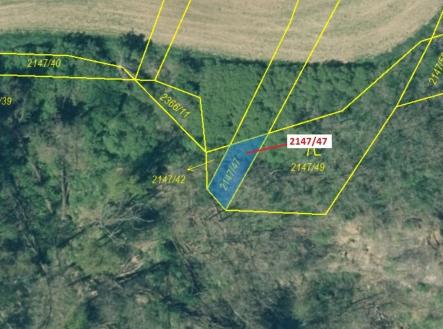 Prodej pozemku, les, 72 m²