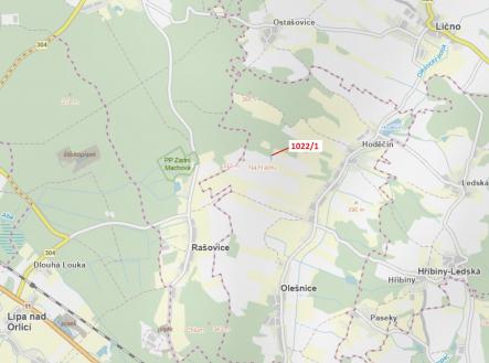 Prodej pozemku, zemědělská půda, 318 m²