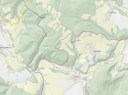 Prodej pozemku, trvalý travní porost, 1 043 m²