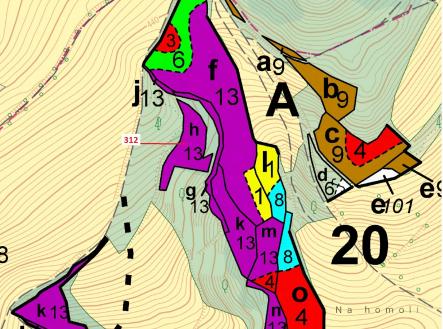 Prodej pozemku, les, 2 554 m²
