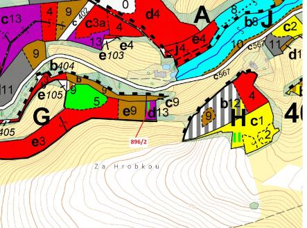 Prodej pozemku, les, 978 m²