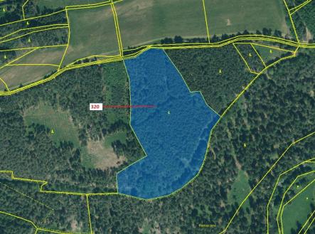 Prodej pozemku, les, 25 896 m²