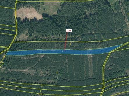 Prodej pozemku, les, 7 895 m²