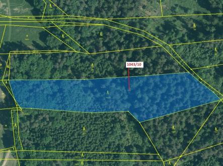 Prodej pozemku, les, 11 078 m²