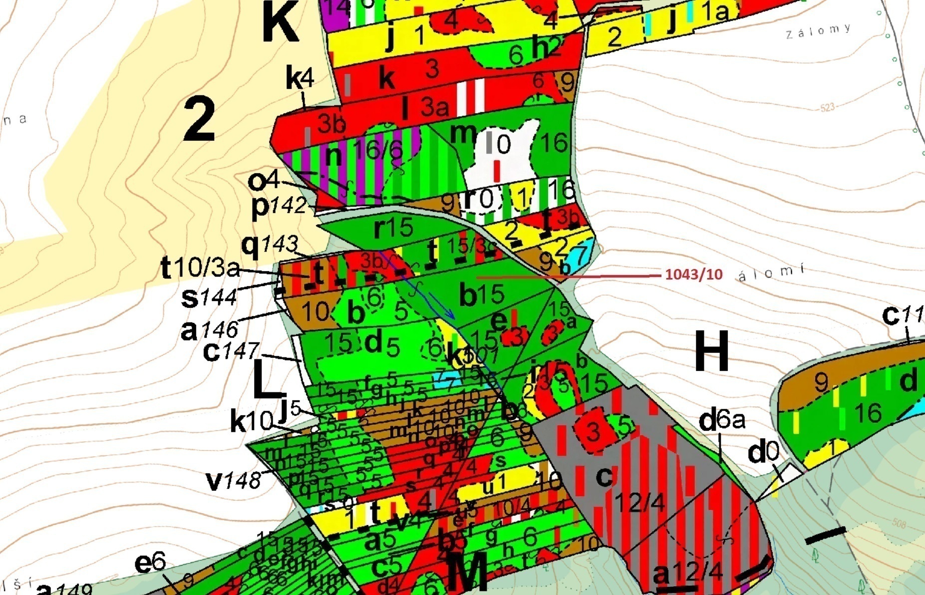 Lesní pozemek o výměře 11 078 m2, podíl 1/1, katastrální území Strážkovice, obec Strážkovice, obec s