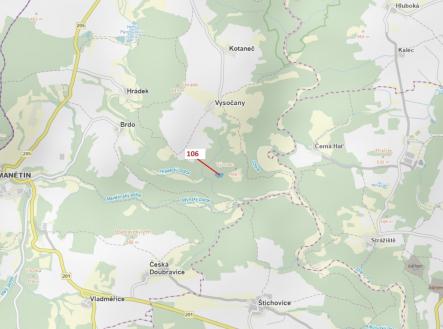 Prodej pozemku, les, 9 333 m²