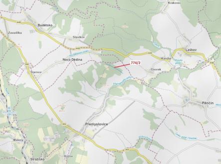 Prodej pozemku, les, 7 901 m²