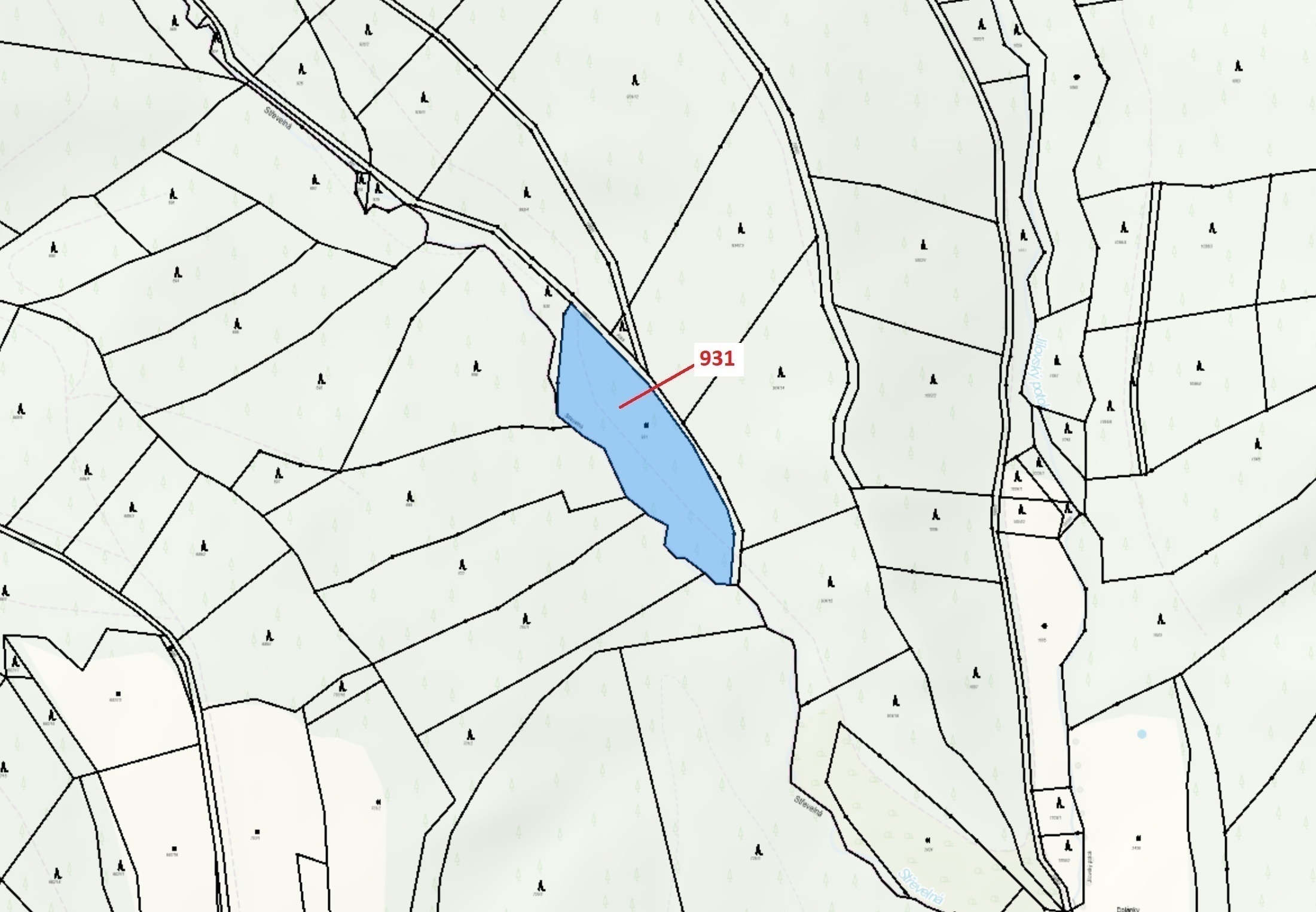 Trvalý travní porost o výměře 4019 m2, podíl 1/1, katastrální území Jílové u Držkova, obec Jílové u 