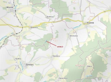 Prodej pozemku, les, 5 152 m²