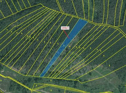 Prodej pozemku, les, 5 152 m²