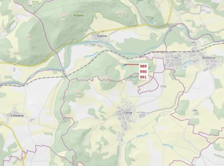 Prodej pozemku, les, 4 276 m²