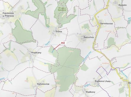 Prodej pozemku, les, 5 428 m²