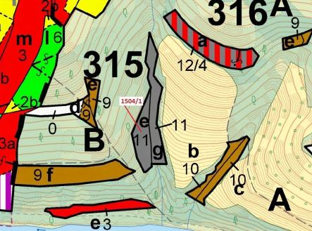 Prodej pozemku, les, 2 626 m²
