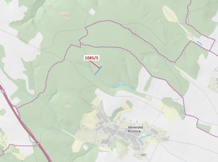 Prodej pozemku, les, 3 926 m²